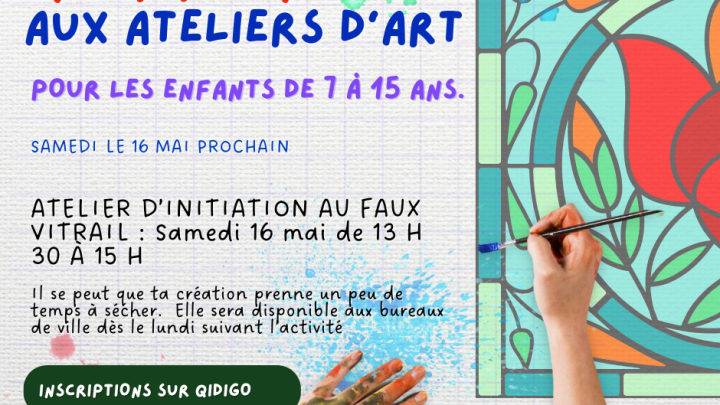 Atelier Initiation au faux vitrail